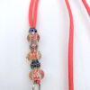 Coral whistle lanyard